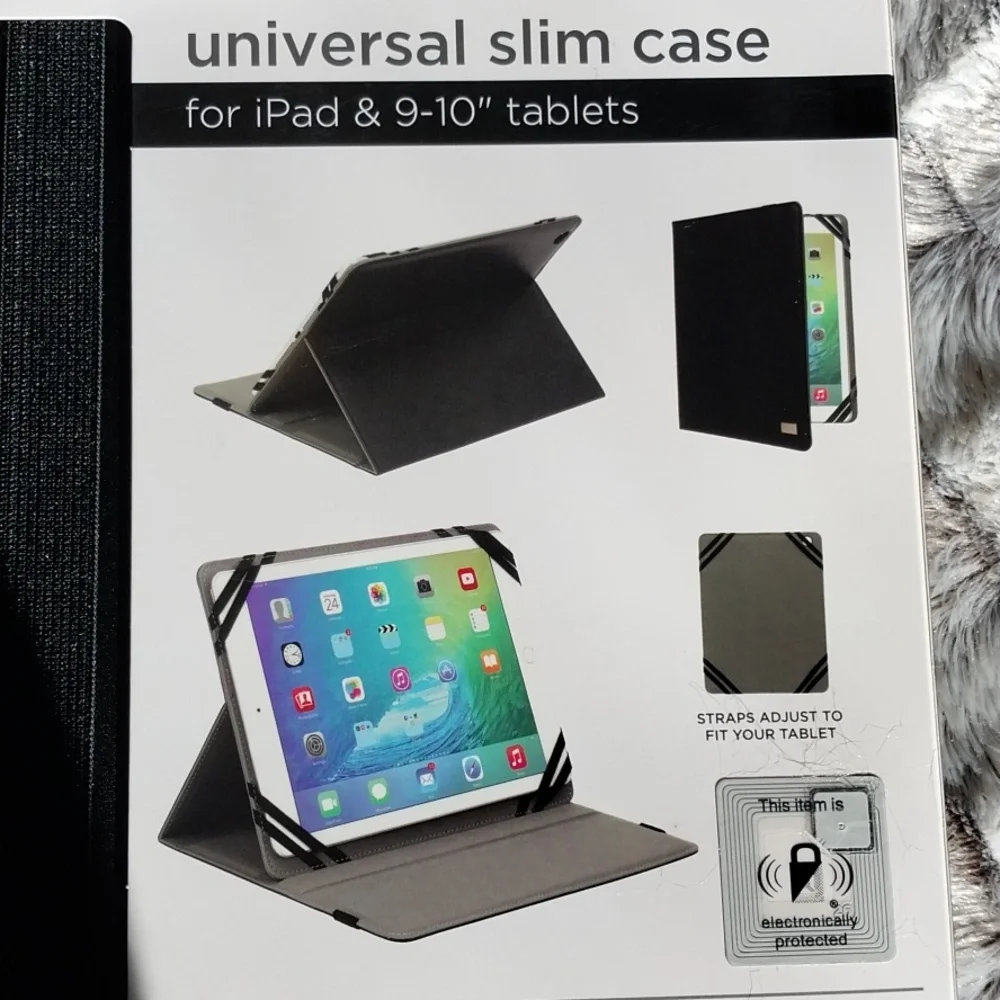 NWT iHome Universal Slim Case For iPad & 9-10